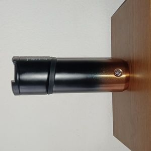 New Starbucks Copper Gradient Black Stainless Steel Travel Tumbler - 16 fl oz